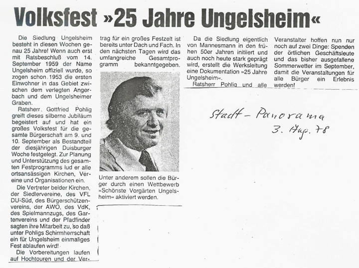 1978 08 03 25 jahre ungelsheim